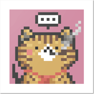 Pixel Cat 127 Posters and Art